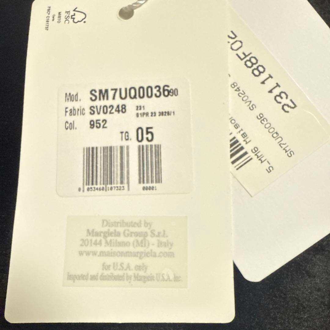 5新品 メゾン マルジェラ MM6 シュバリエ リング シルバー 真鍮 指輪