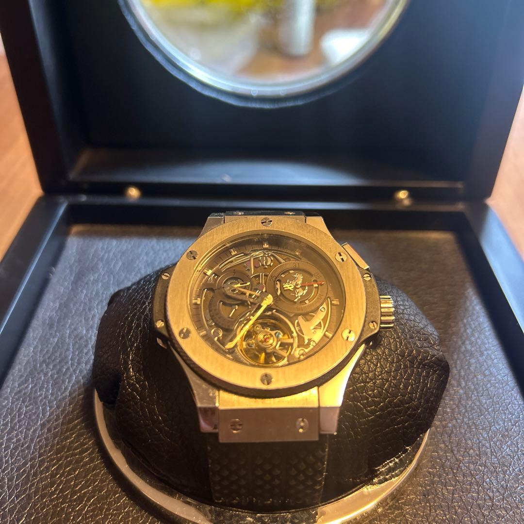 Hublot ブラックラバーベルト