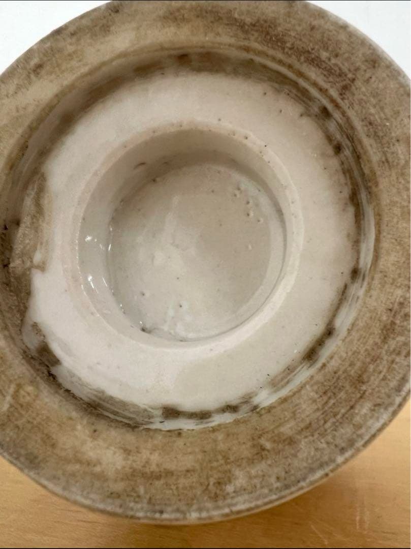 中国　朝鮮李朝高麗白磁瓶　古美術唐物コレクション発掘骨董　アンティーク江戸　青磁