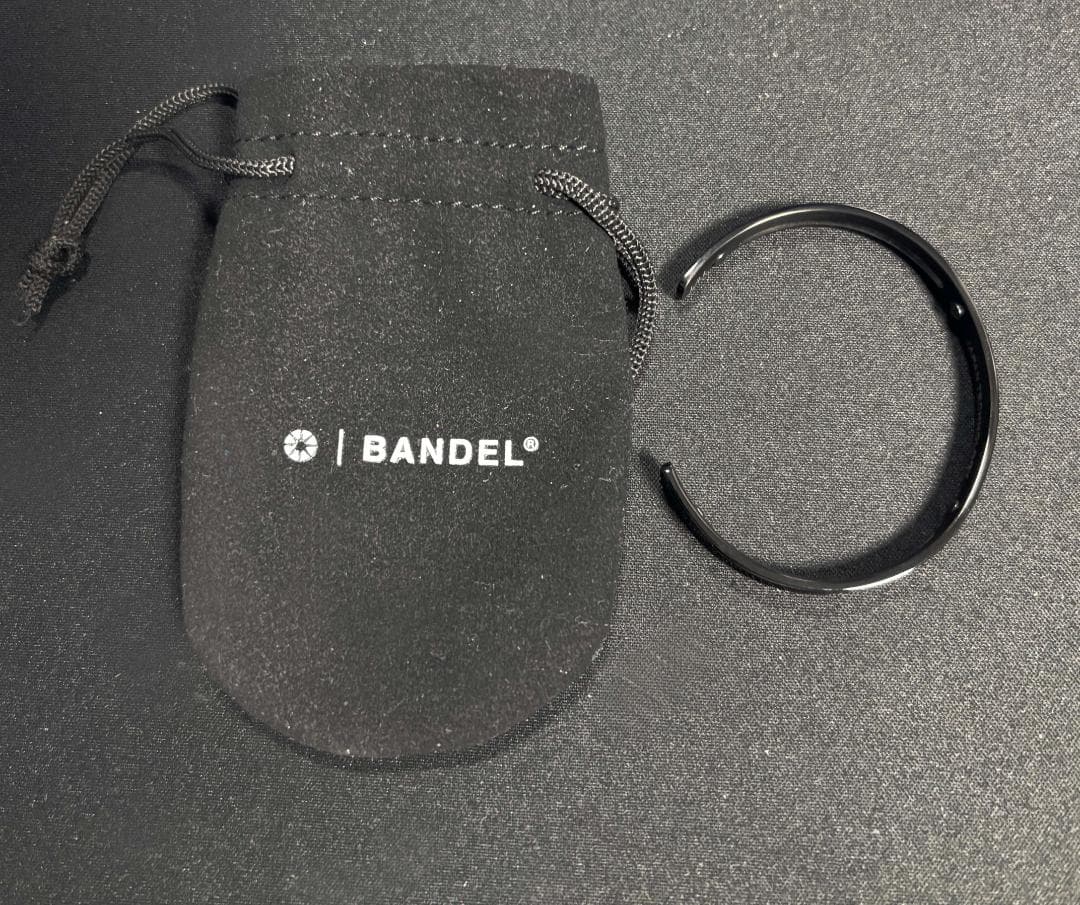 BANDEL ブラック バングル チタン