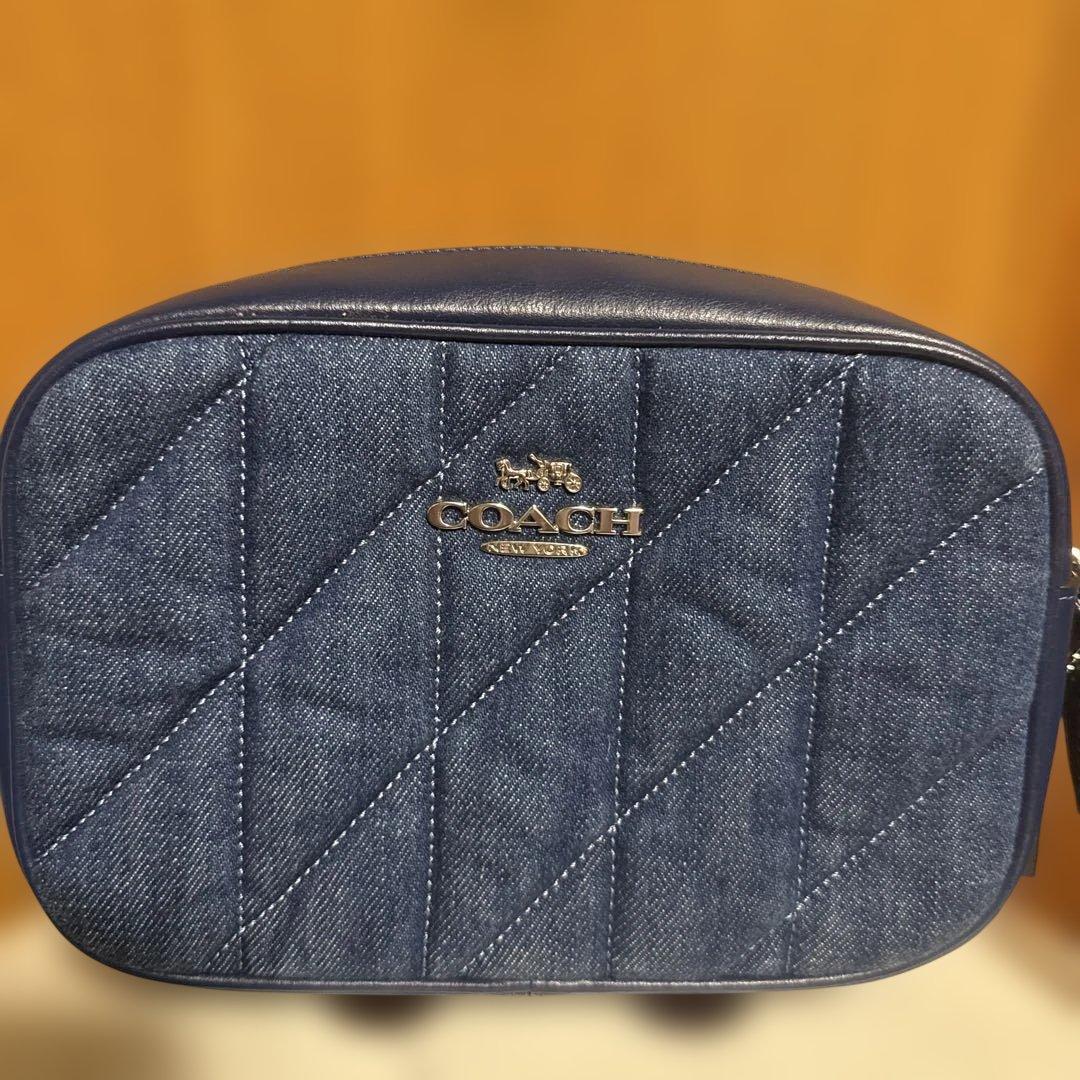 【COACH】 ショルダーバッグ デニム コーチ