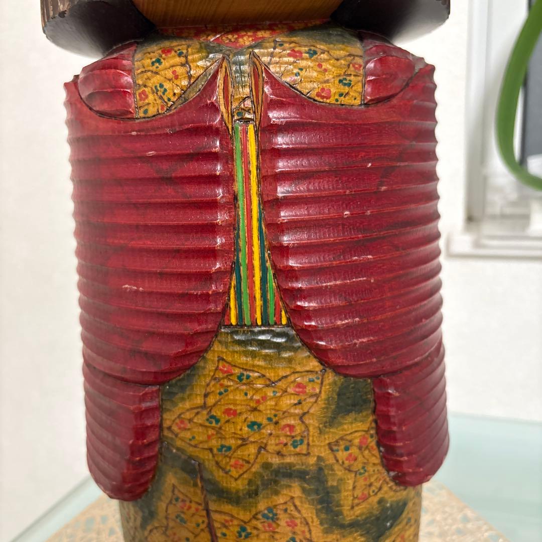 創作こけし 草紅葉 加藤竜雄作