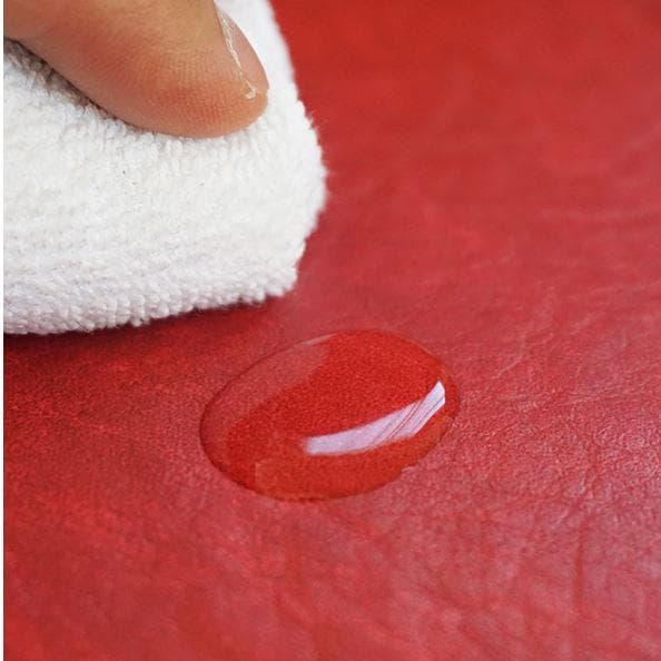 お値下げ！　ロココ調　猫脚スツール　PVCレッド　 新品　宮廷風　華やかな雰囲気