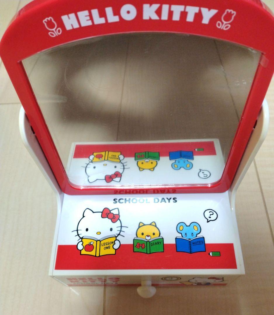 ハローキティ コスメボックス ミニドレッサー オルゴールジュエリーボックス
