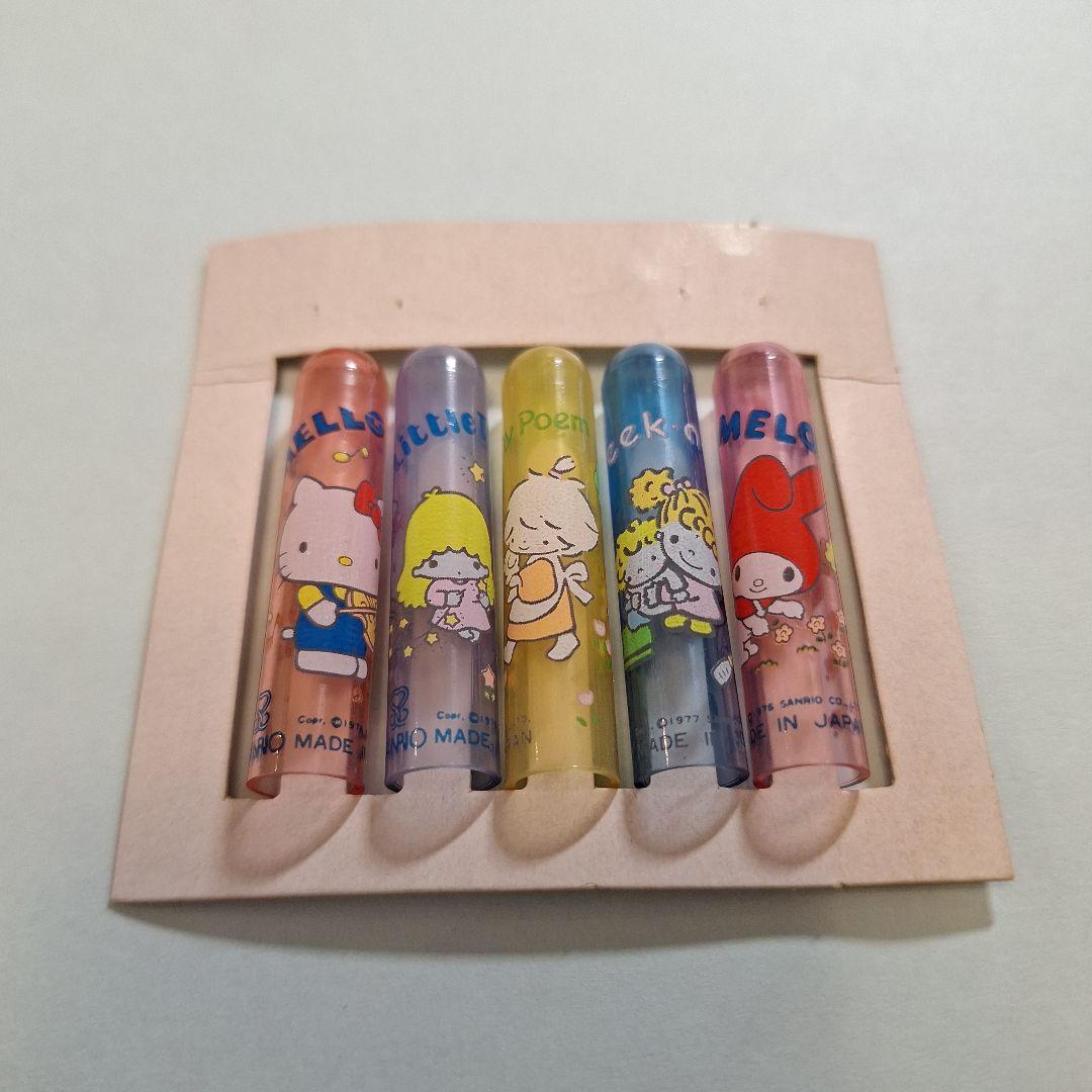 昭和レトロ サンリオ♡鉛筆キャップ5個セット