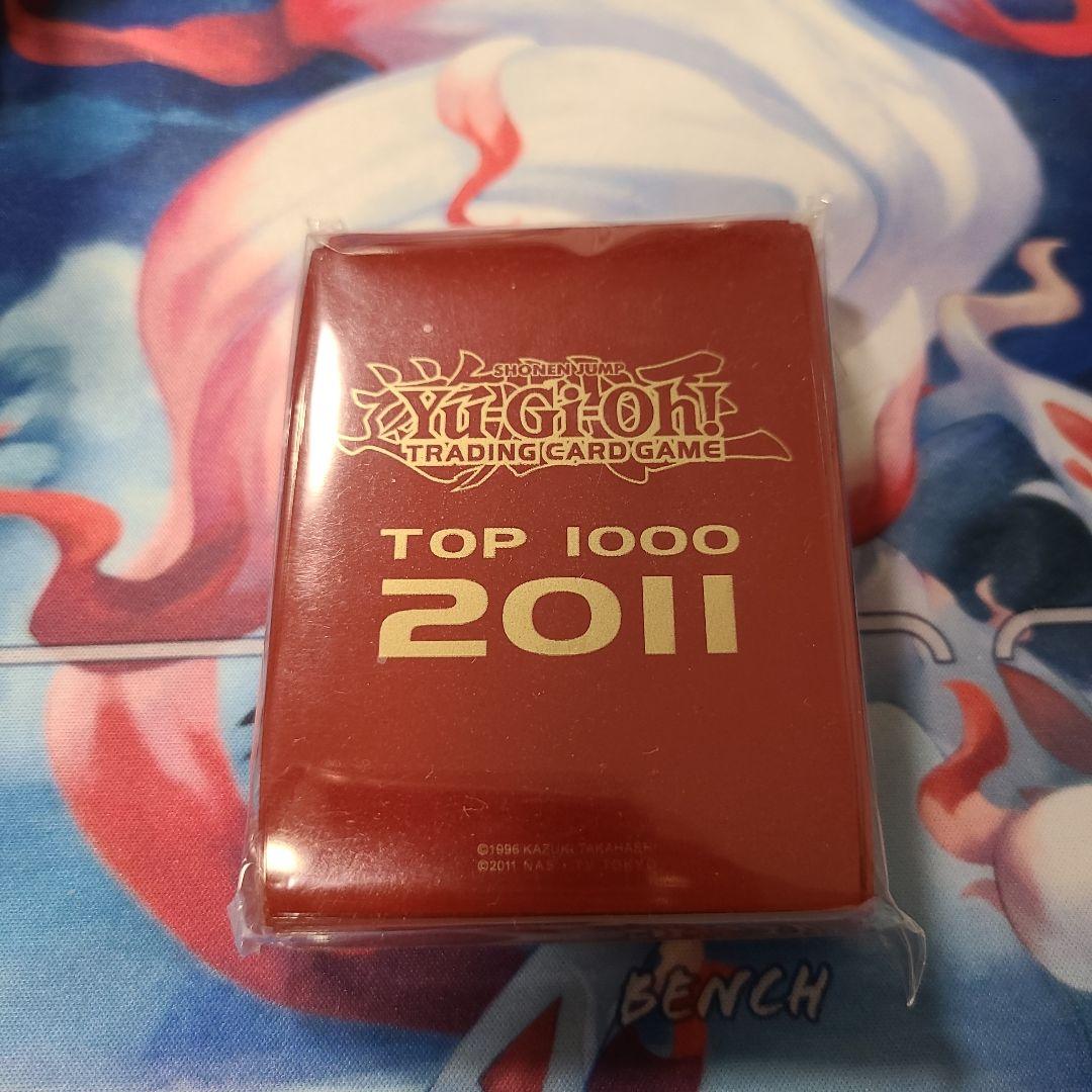 遊戯王 TOP 1000 2011 赤　スリーブ　未開封　アジア