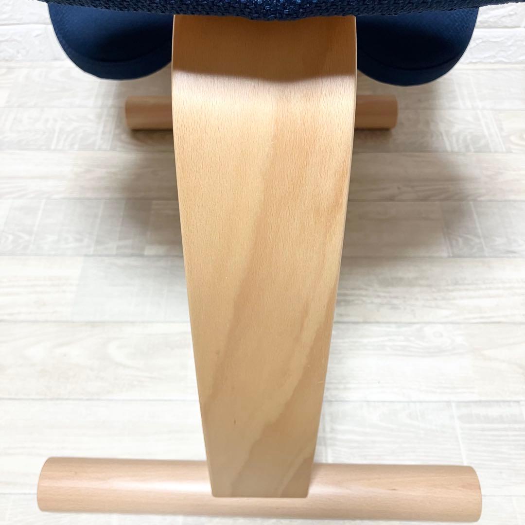 極美品　別売カバー付　バランスイージー　balance easy 紺　ネイビー