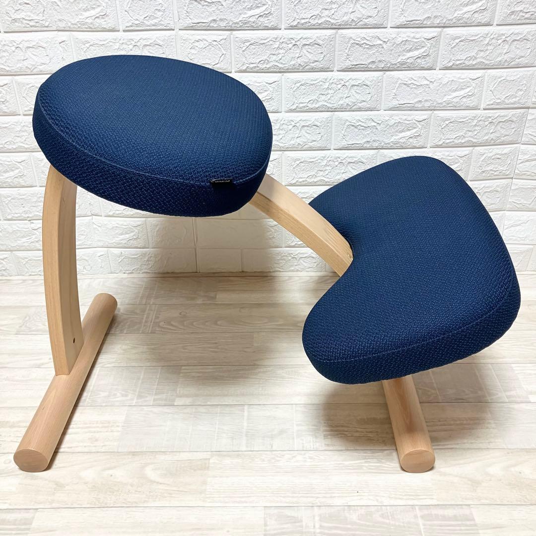 極美品　別売カバー付　バランスイージー　balance easy 紺　ネイビー