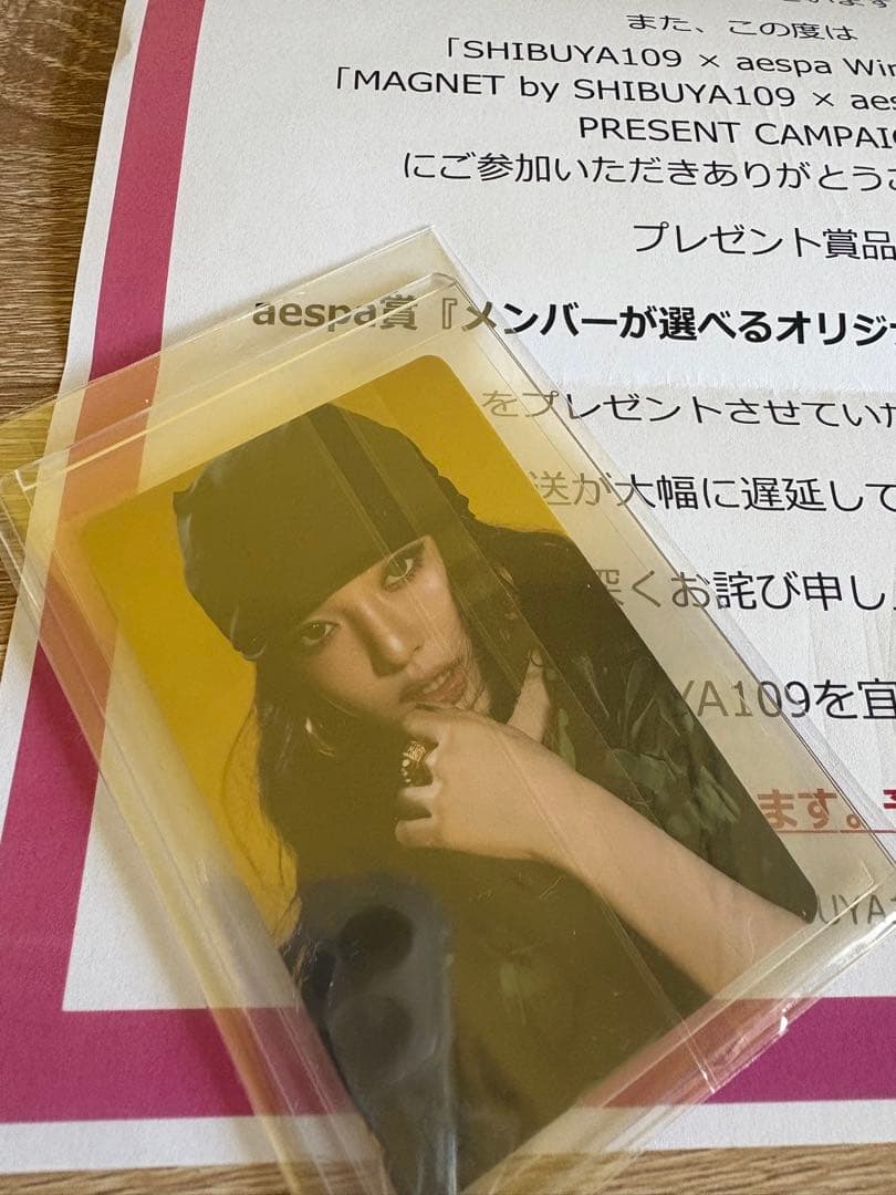 aespa 109 プレゼント限定トレカ ニンニン