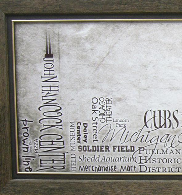 絵画 アートポスター テイムソン作 スカイライン シカゴ