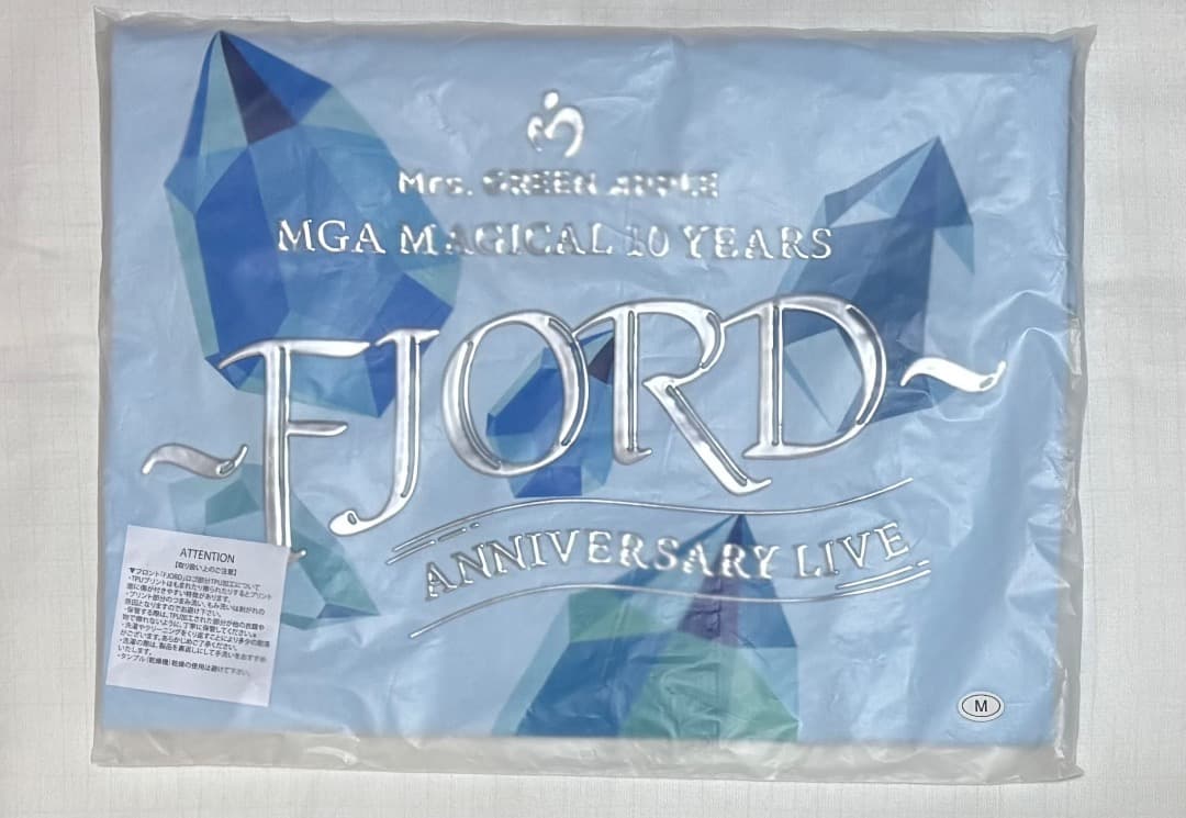 【ラスト】ミセスグリーンアップル　フィヨルド　クリスタルTシャツ/ ライトブルー