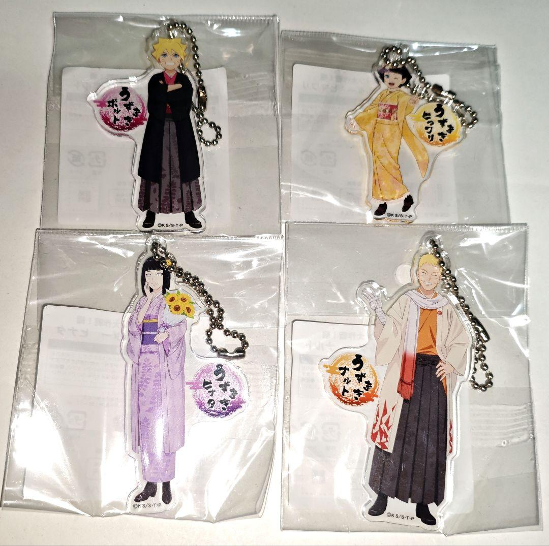 NARUTO ナルト一家 アクリルキーホルダー セット 忍里 ラーメン大作戦