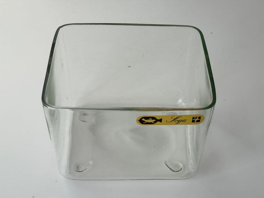 【未使用】金魚鉢 昭和レトロ 曽我ガラス 3個セット 箱付き アンティーク 骨董