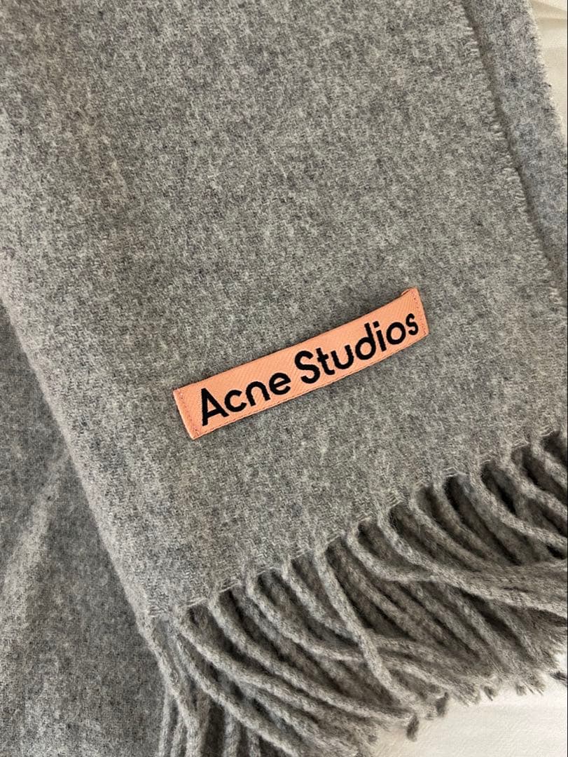 Acne Studios フリンジウールスカーフ