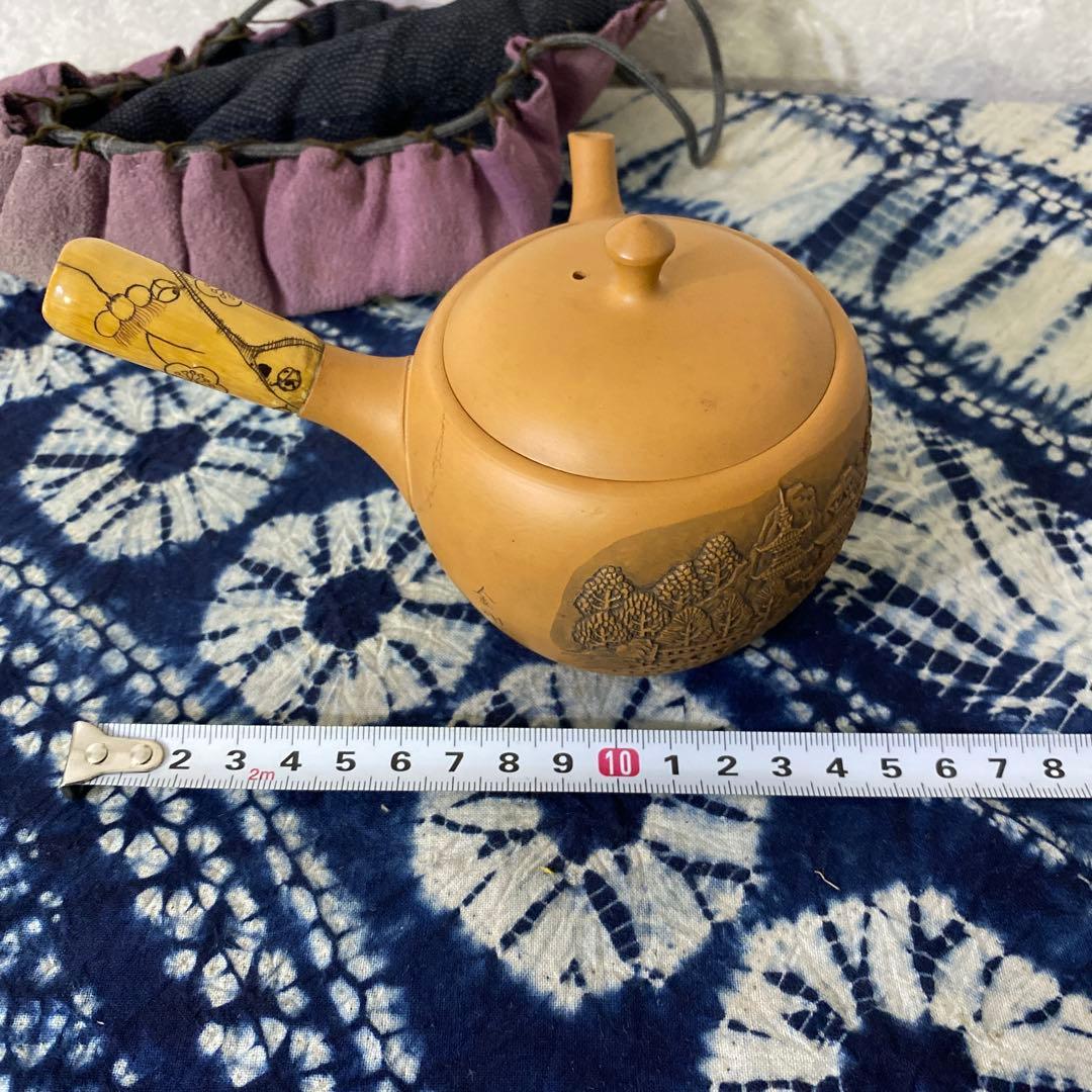 金剛山　芳石刀　勝石　急須　煎茶道具