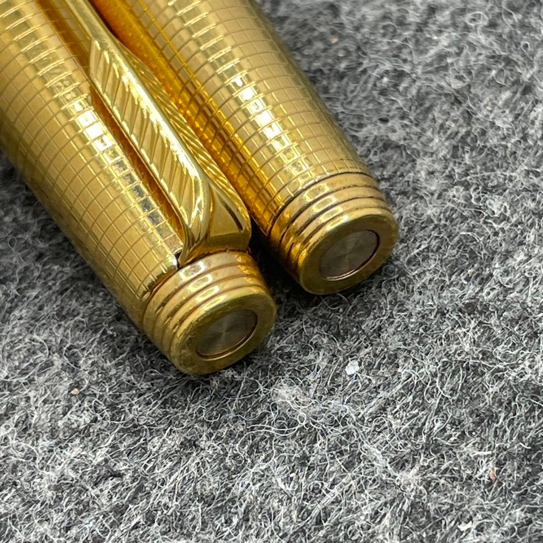 ☆PE421□パーカー75 万年筆 14KG.F. シズレ 箱付き