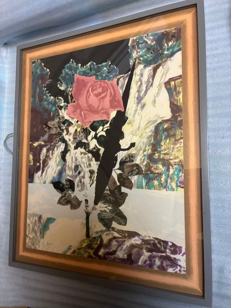 期間限定値下★横尾忠則リトグラフ「ガーディアン・ローズ」1990、42✖️34.5