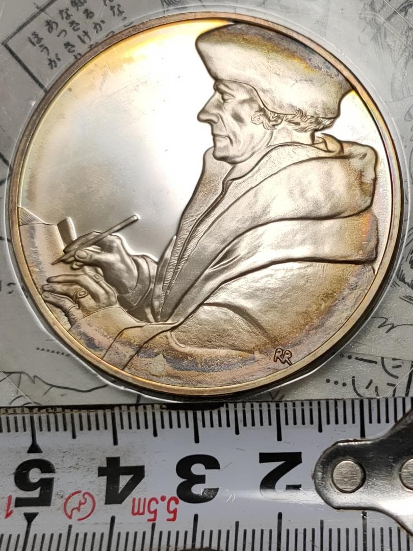 Franklin Mint フランスの銀貨 Erasme de Roterdam