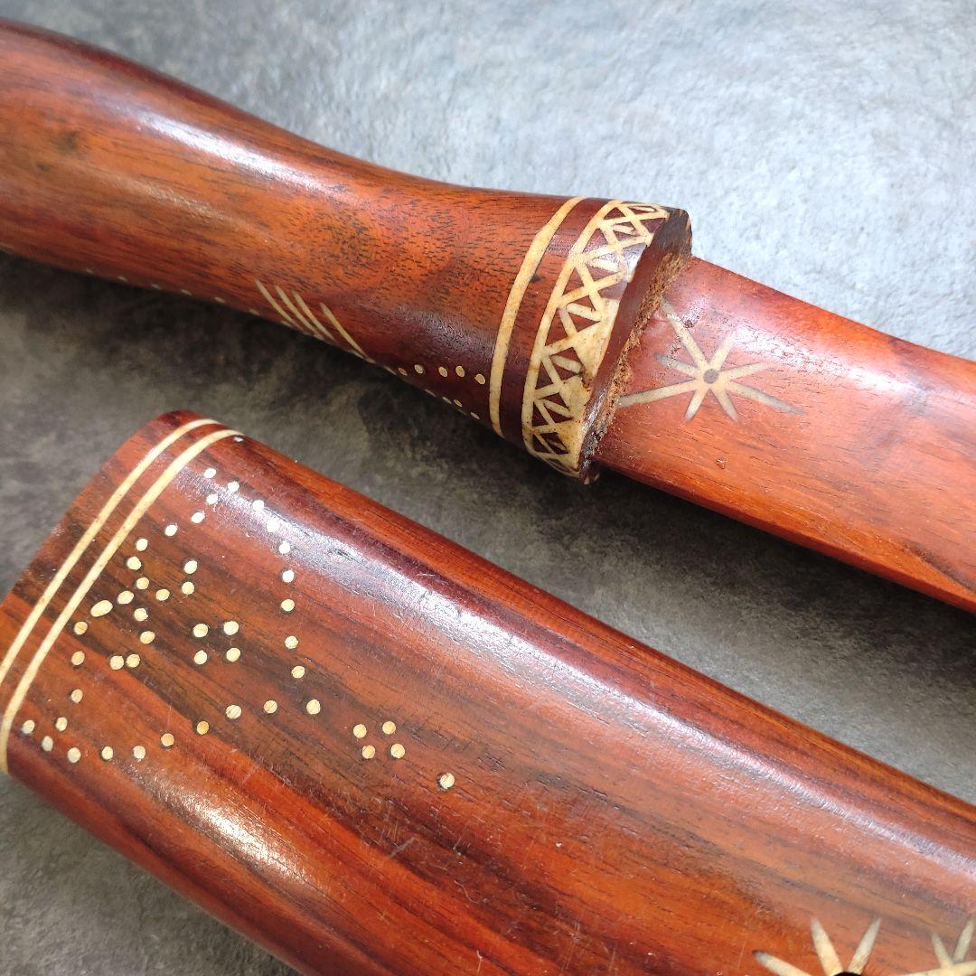 【希少 カンボジア ナイフ】大サイズ 木製 戦闘具 オブジェ 木彫 工芸品