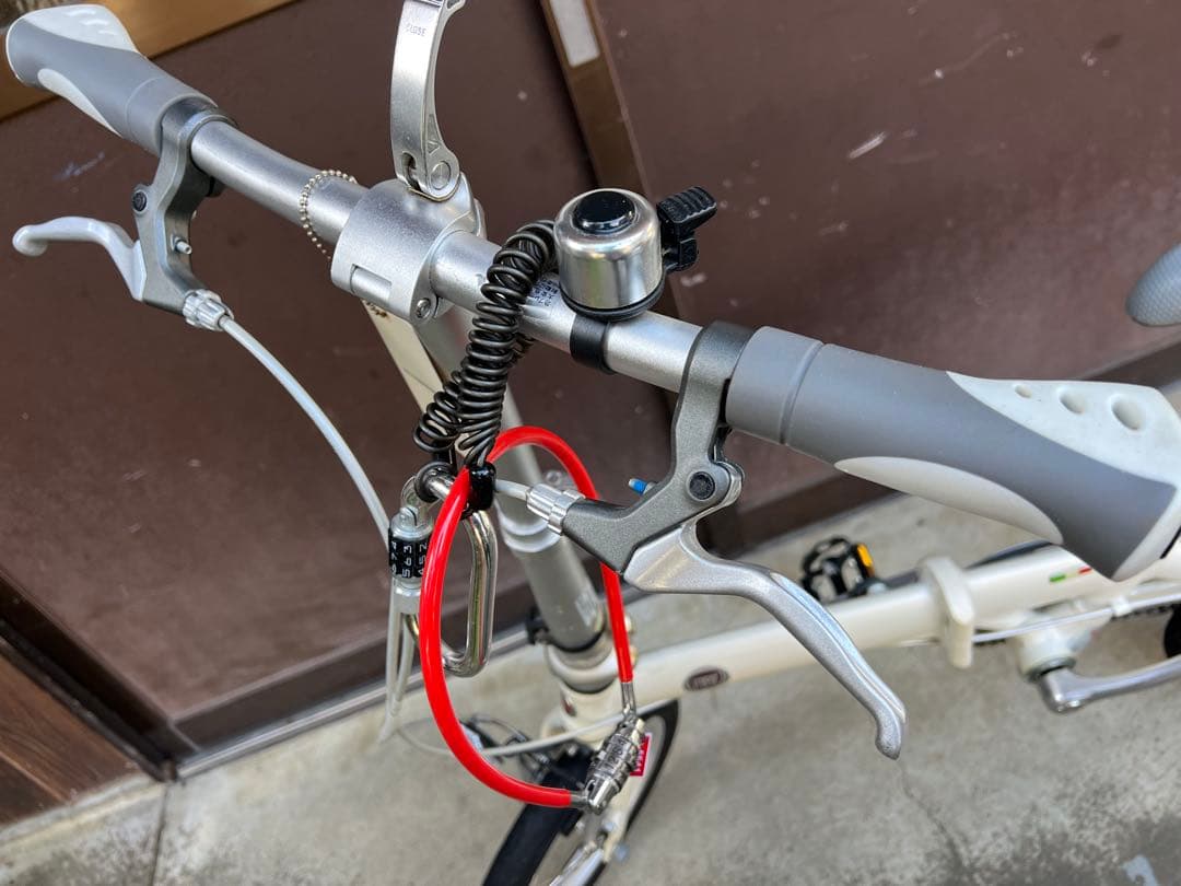 FIAT ホワイト 折りたたみ自転車