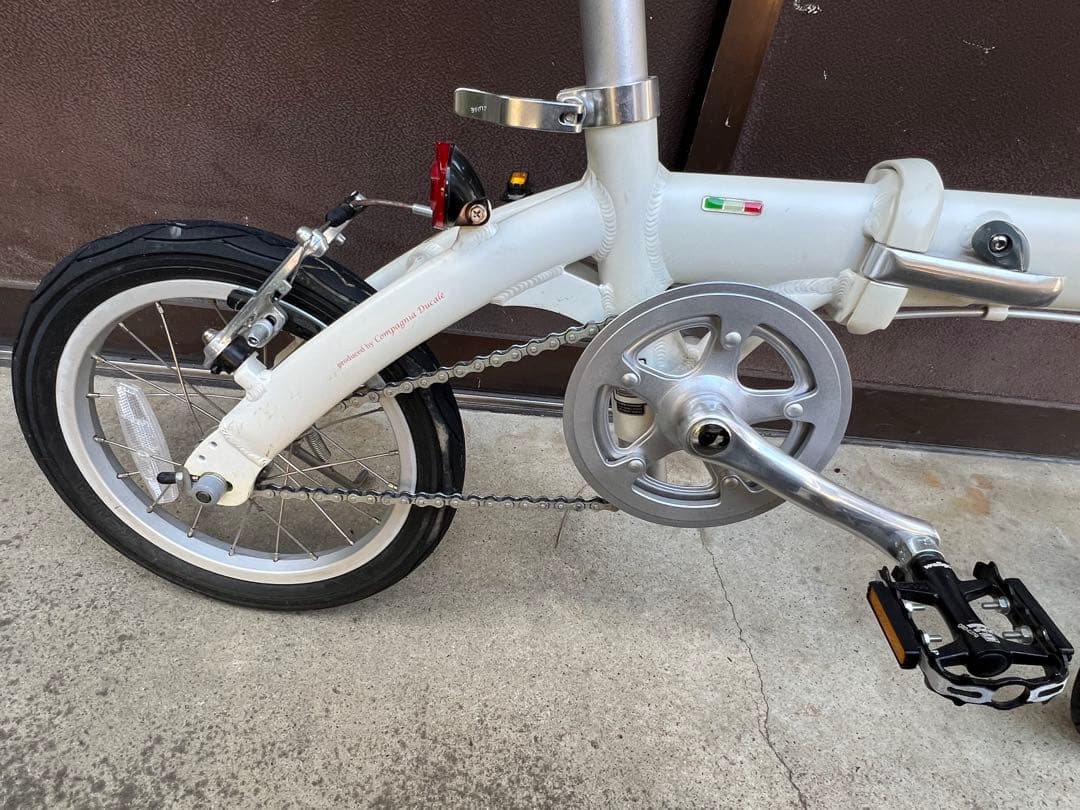 FIAT ホワイト 折りたたみ自転車