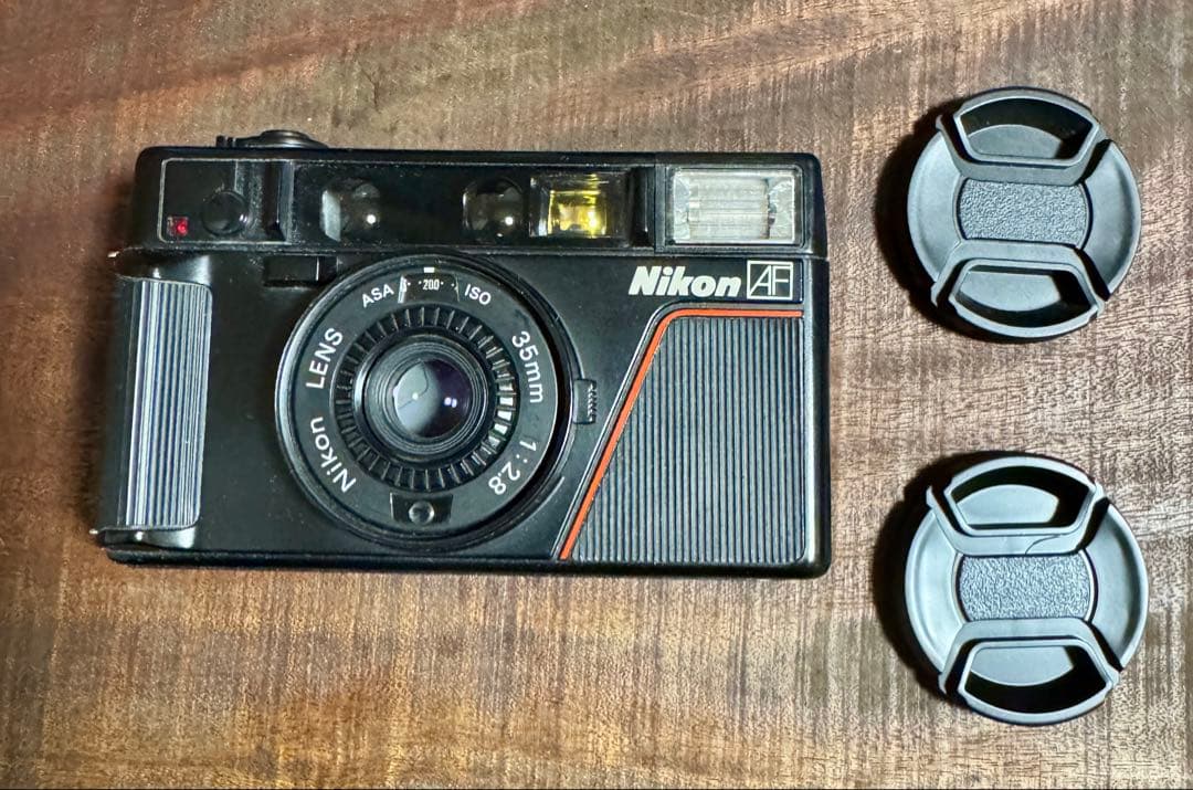 【動作品】Nikon ニコン L35AF 初代ピカイチ コンパクトフィルムカメラ