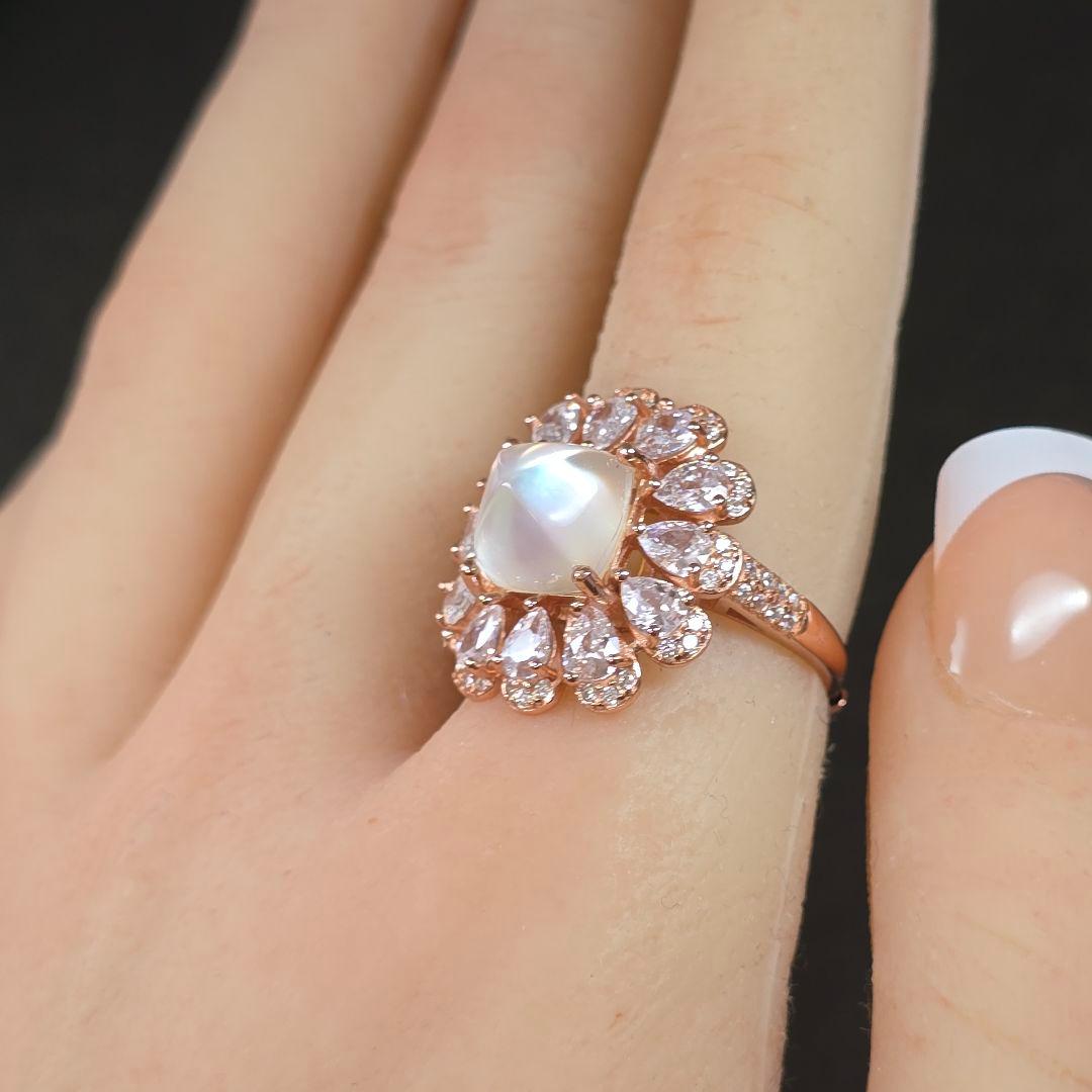 天然水晶xマザーオブパール　リング　天然水晶　マザーオブパール　指輪