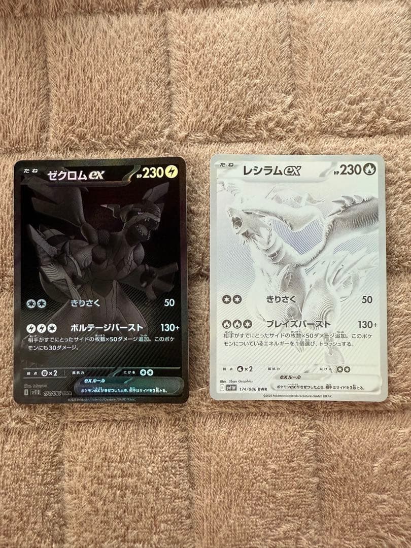 【美品】ゼクロム・レシラムBWRセット