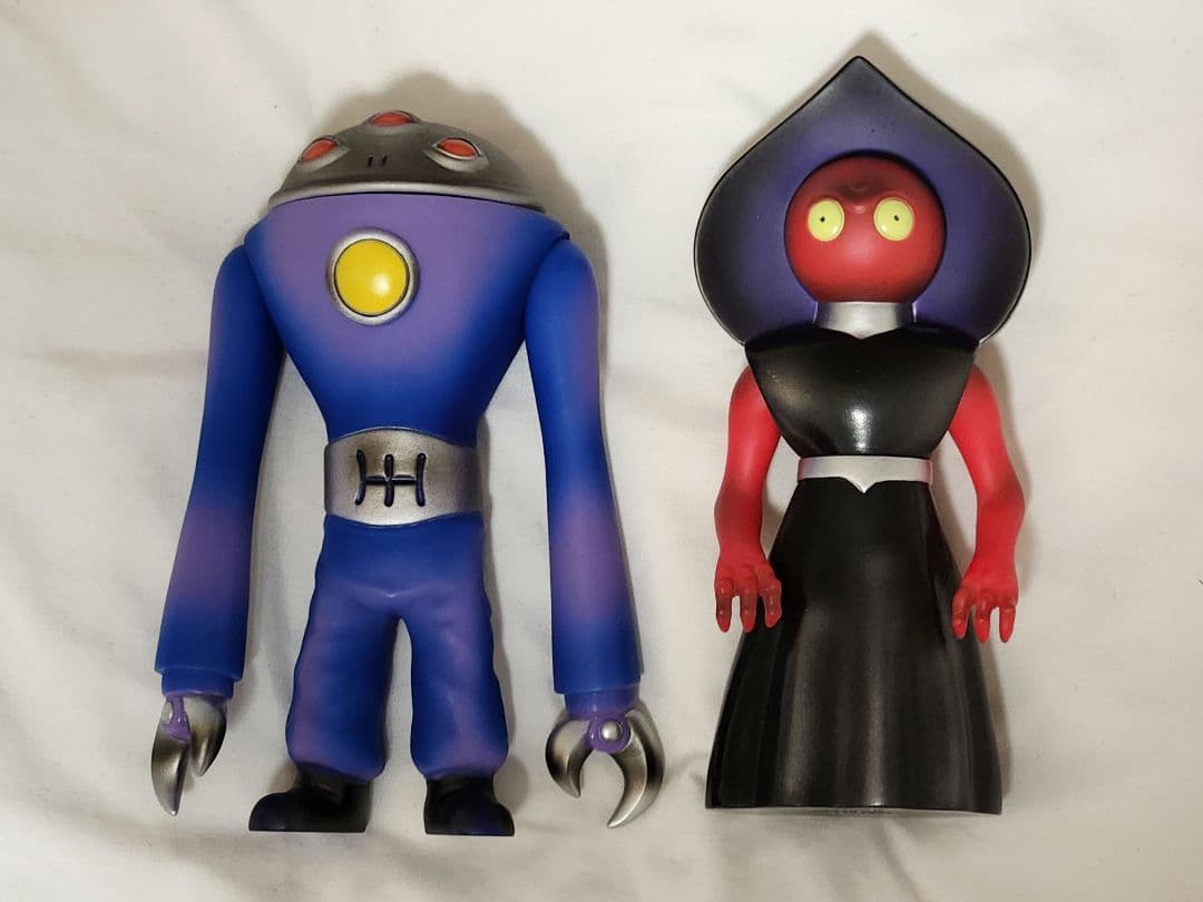 宇宙大作戦 チョコベーダー ウンモ星人 3メートルの宇宙人 2体セット