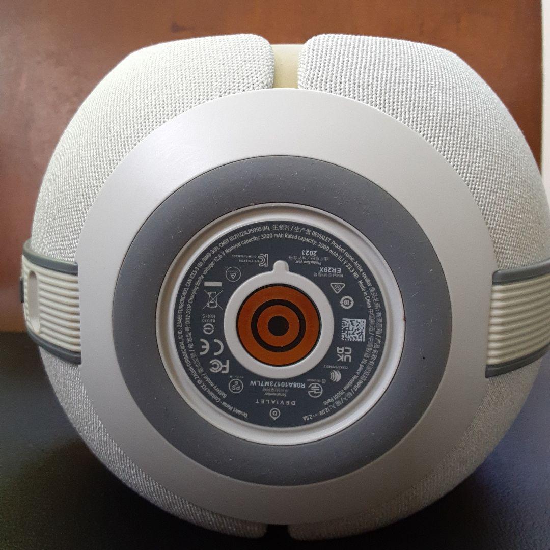 Opera ワイヤレススピーカー 球形 グレー　ゴールドDEVIALET