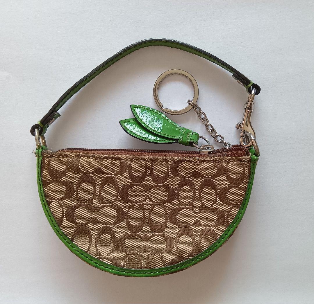 COACH　シグネチャーデイジー柄ケース キーケース　レア