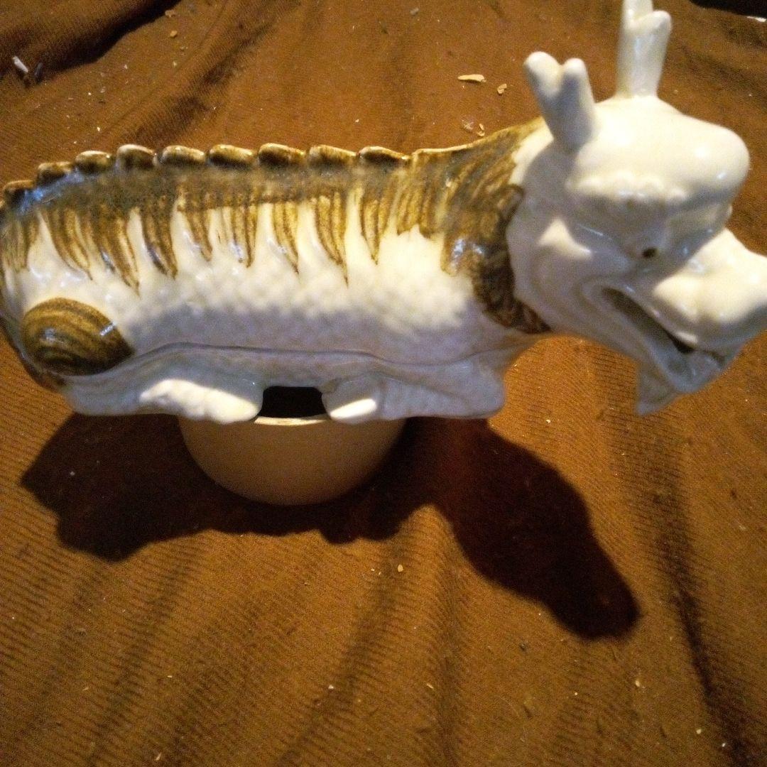 中国陶磁器　磁州窯　獣　香合