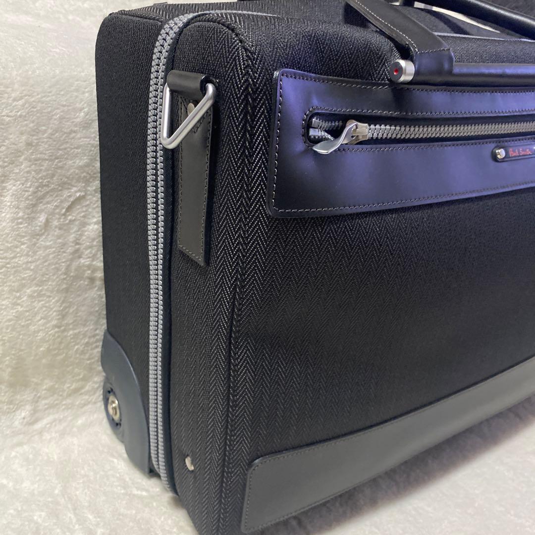 ✨未使用級✨Paul Smith ブラックキャリーケース 中型　ビジネス