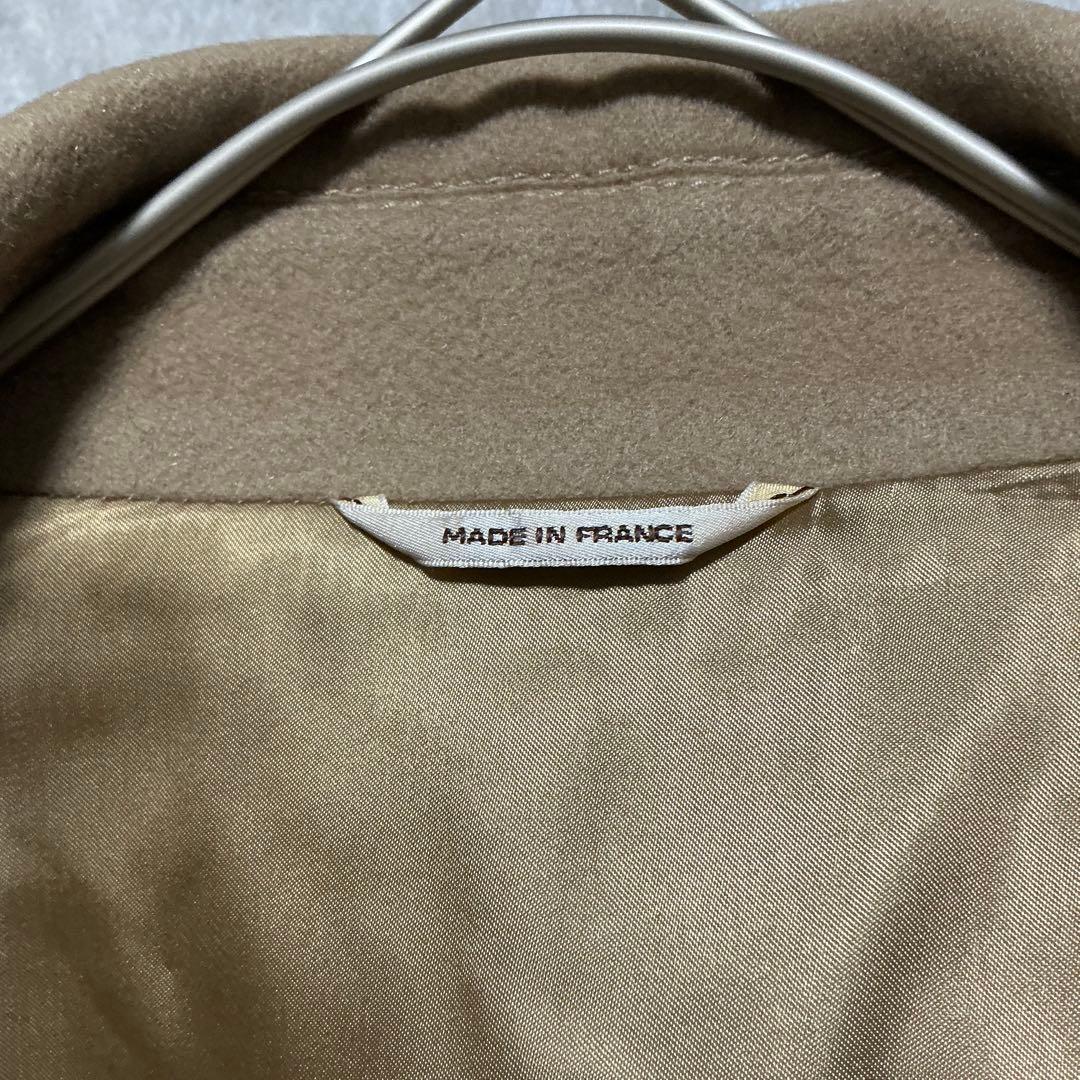 【美品】HERMES　エルメス　カシミヤ100%　ブルゾン　ベージュ