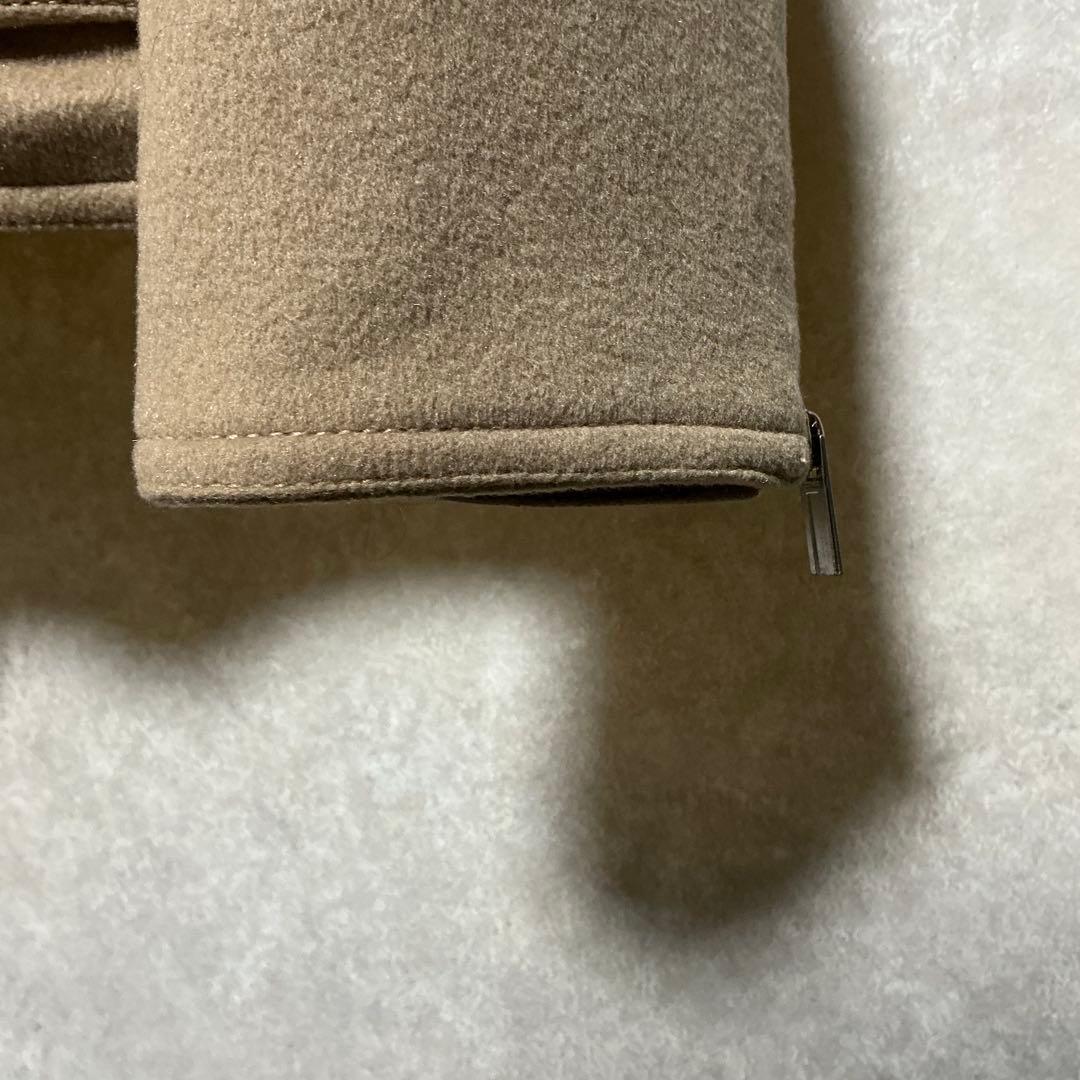 【美品】HERMES　エルメス　カシミヤ100%　ブルゾン　ベージュ