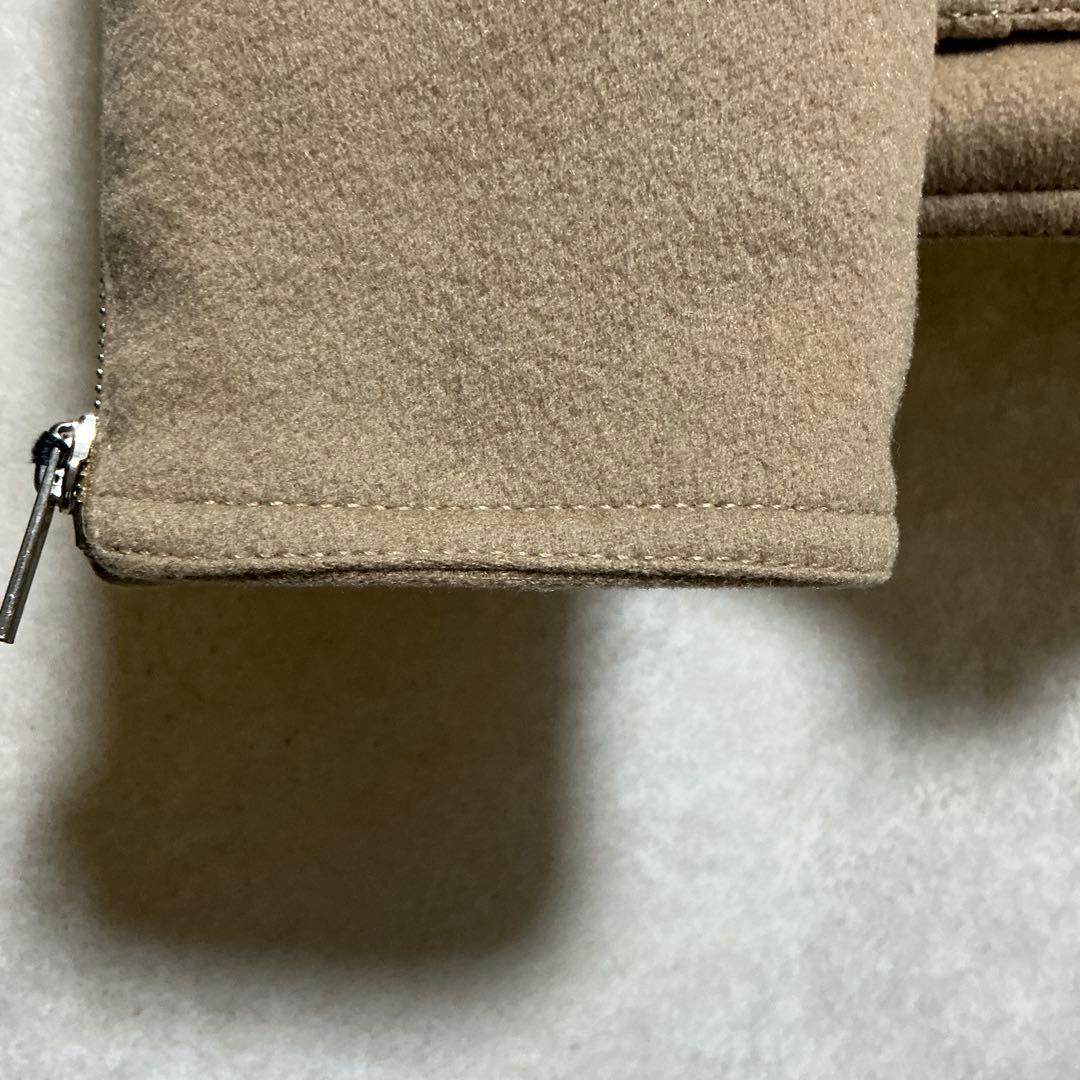 【美品】HERMES　エルメス　カシミヤ100%　ブルゾン　ベージュ