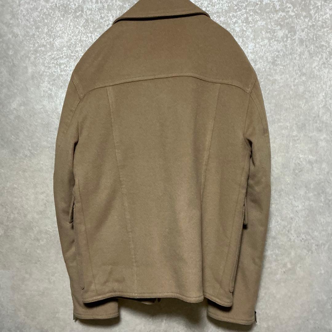 【美品】HERMES　エルメス　カシミヤ100%　ブルゾン　ベージュ