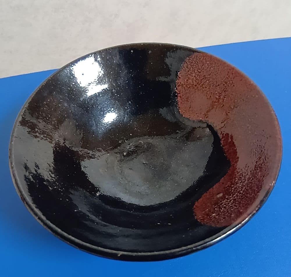 楽 楽焼 黑楽 京焼 黒茶碗 茶碗 平茶碗 抹茶碗 茶器 茶道具 陶器 骨董品