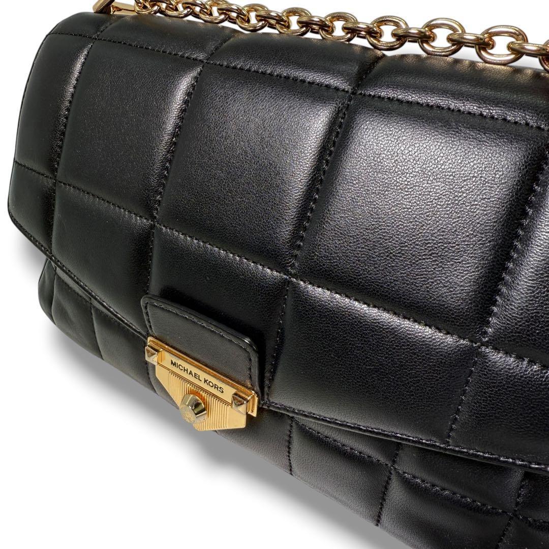 《極美品》マイケルコース チェーン ショルダーバッグ キルティング レザー