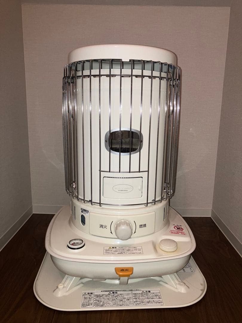 【値下げ】【CORONA2023年製】SL-6623ホワイト円筒形 ストーブ