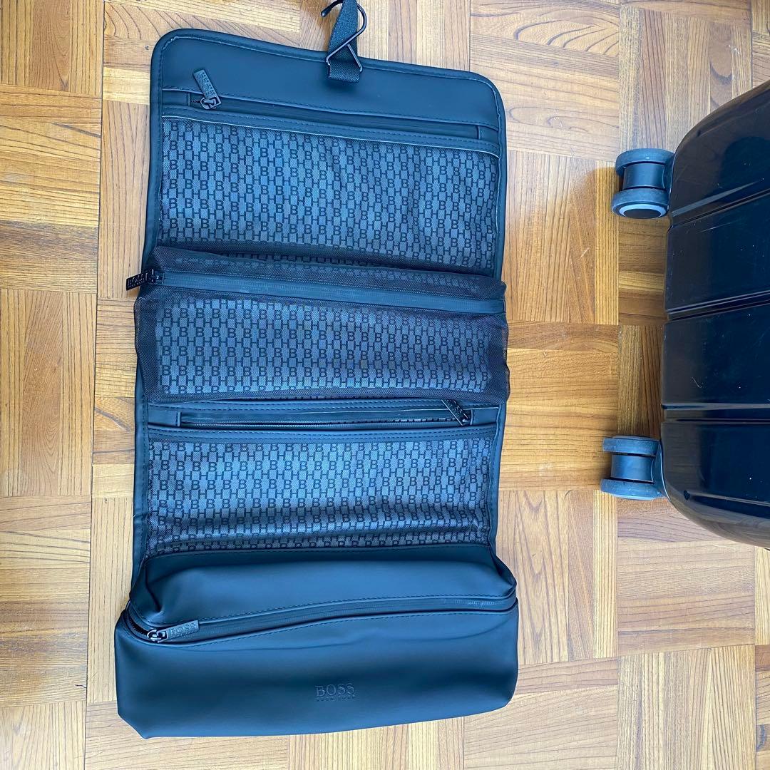 【廃盤レア物】HUGO BOSS スーツケース　大容量　黒