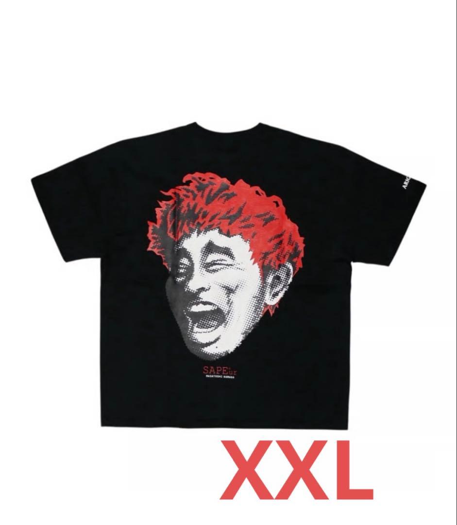 SAPEur LEGEND SMILE HEAD S/S TEE ブラックXXL