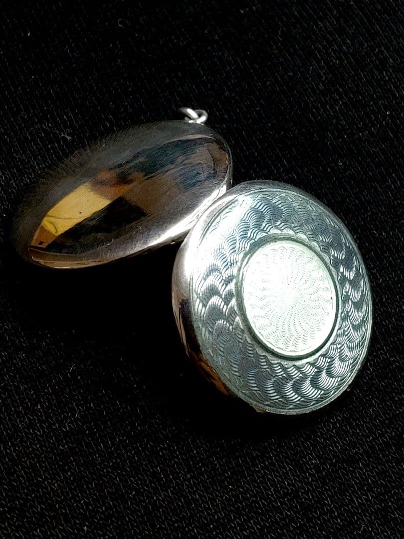 JB104ロケット 【ギロッシュエナメル】 on SILVER 【アンティーク】