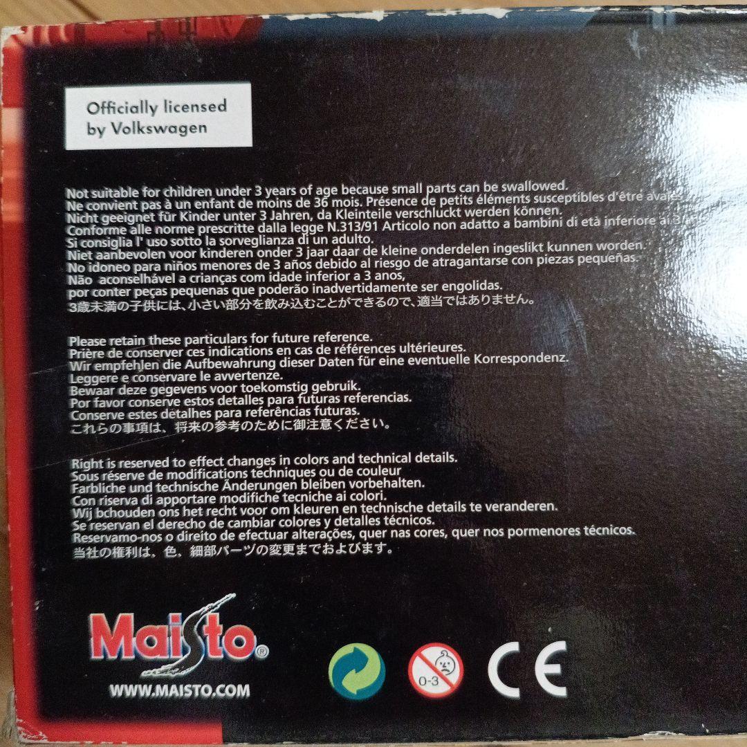 Maisto Volkswagen Van SAMBA1:25 BUGZ黄色