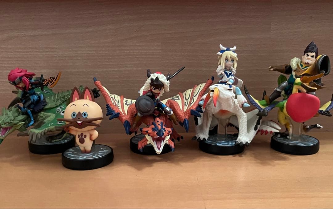 【希少】amiibo モンスターハンターストーリーズ　5体セット