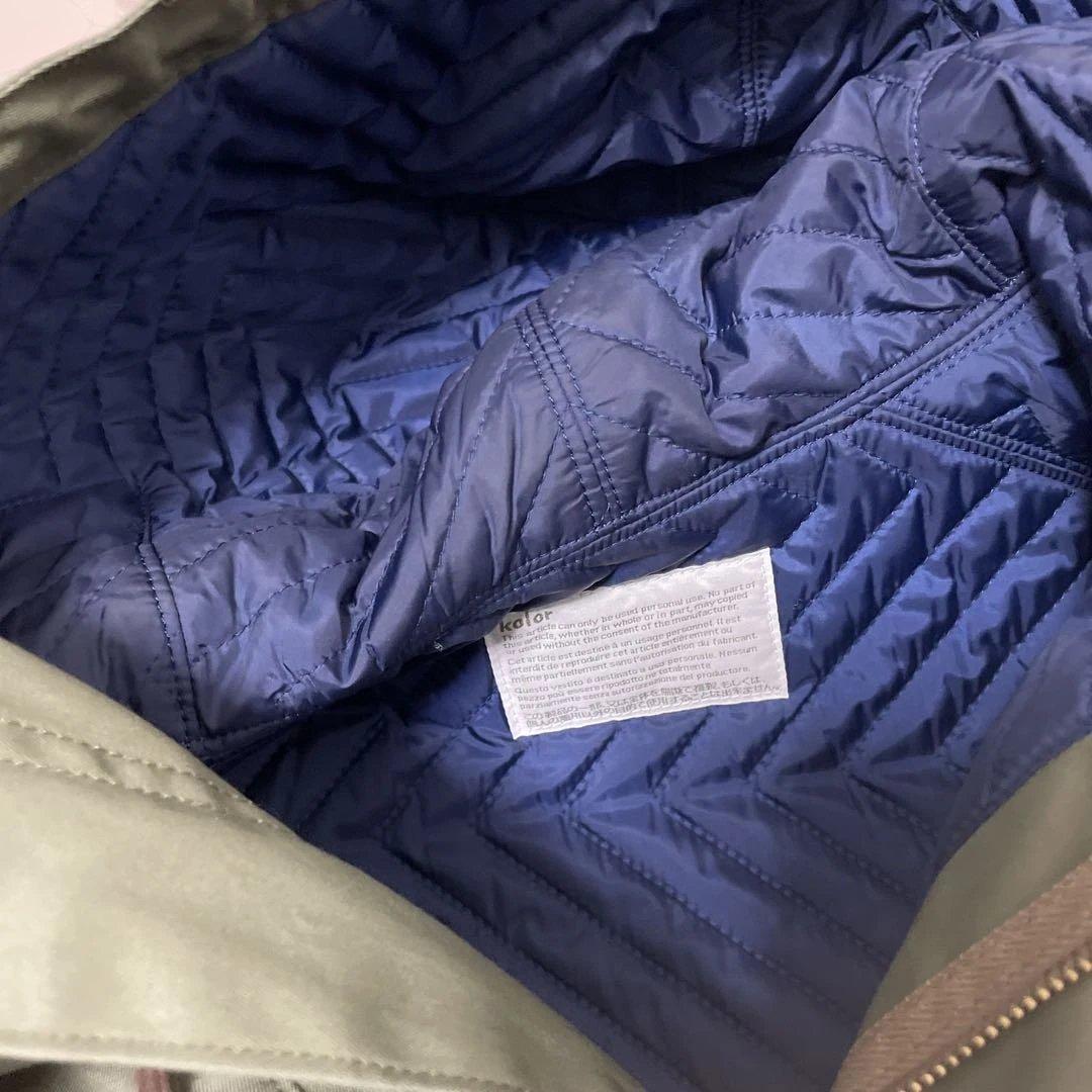 【kolor 22AW】アノラック ブルゾン サイズ1 カーキ