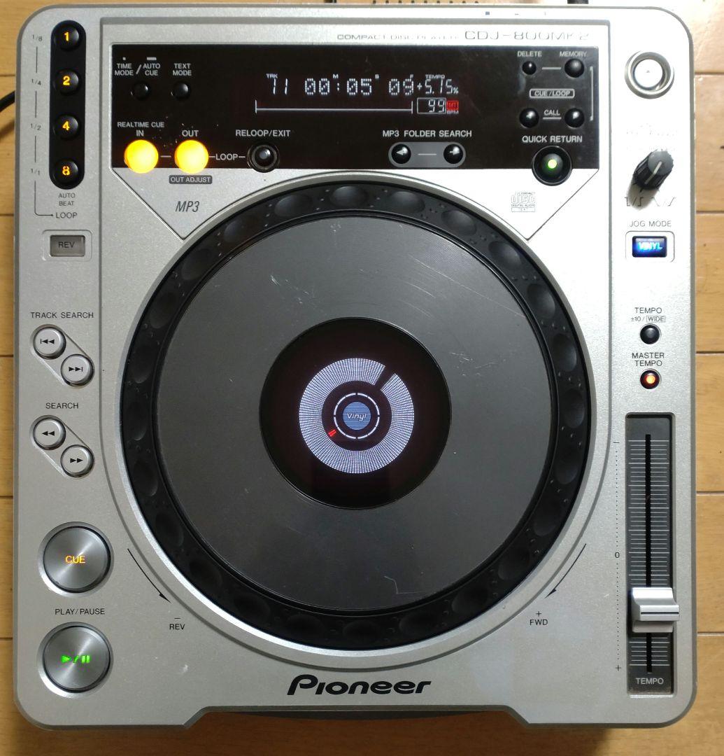 Pioneer CDJ-800mk2 　動作確認済み　送料込み