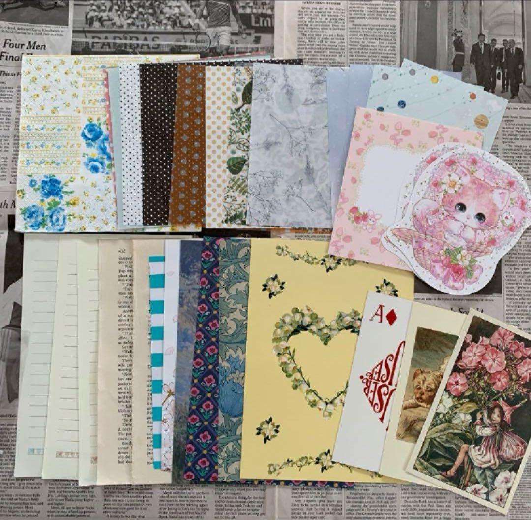 アンティーク調　ビジューの表紙のジャンクジャーナル 雑記帳