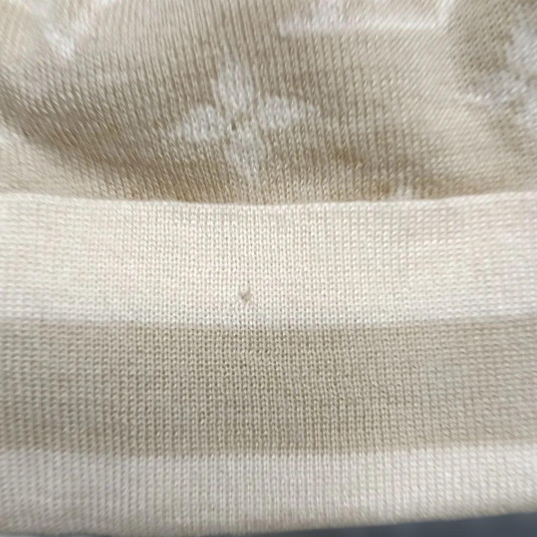 ルイヴィトン ニットキャップ モノグラム ベージュ カシミア シルク 箱付