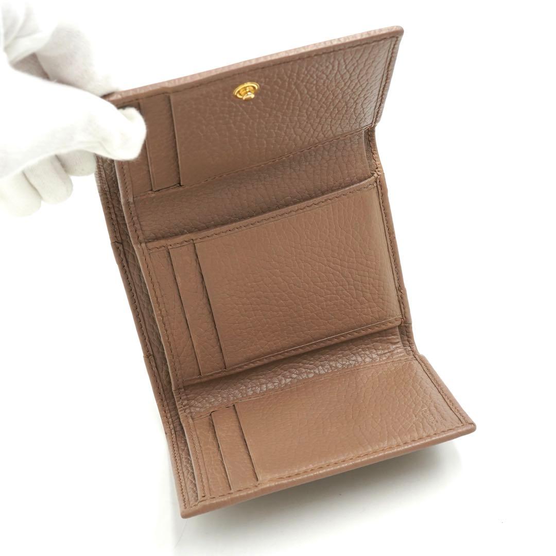✨新品未使用✨　GUCCI ミニ財布　マーモント　GGロゴ エンボスロゴ